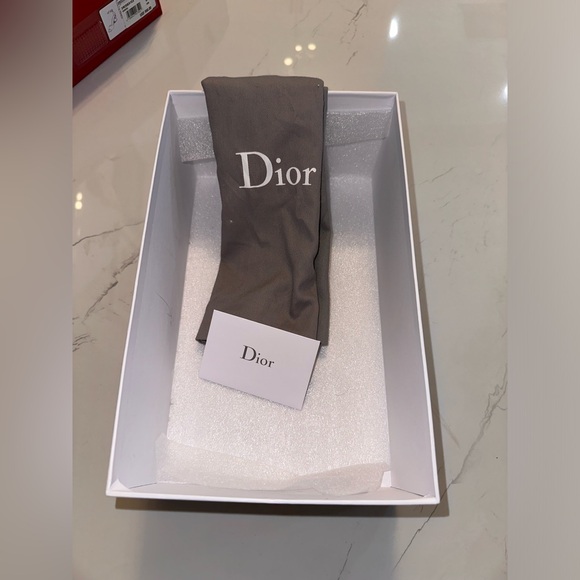 Dior Black J'adior Lambskin Leather Ribbon Slingback Pumps - Picture 6 of 8